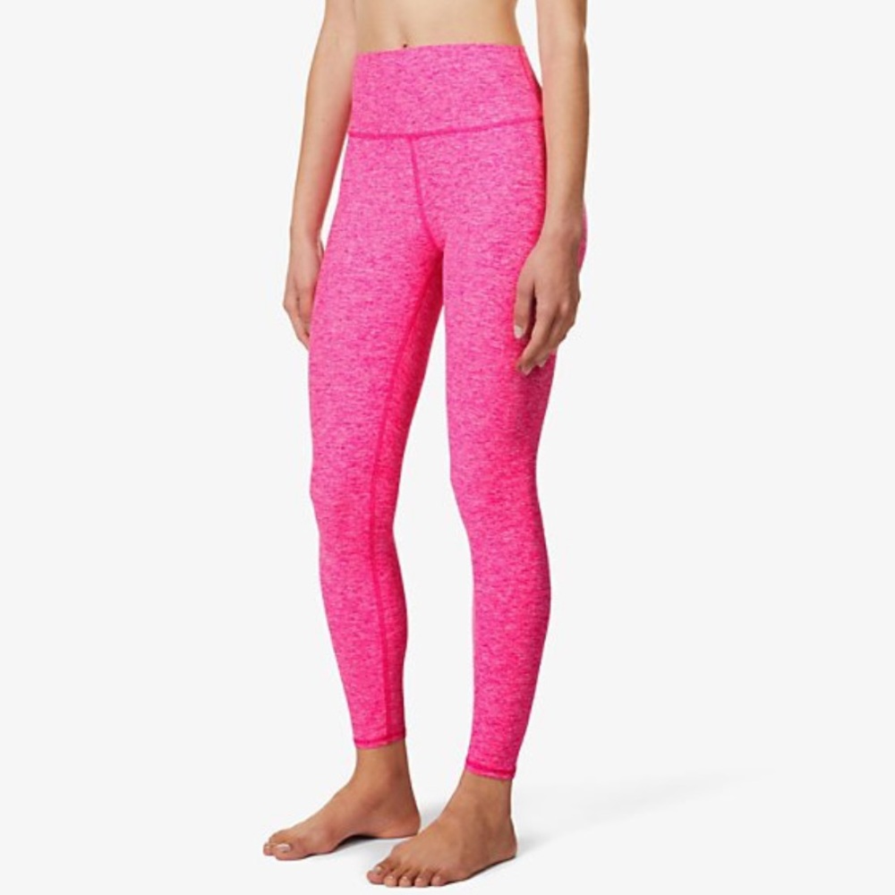 Alo Soft 7/8 neon pink heather